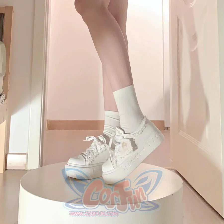 Original Spice Girl Lolita Round Toe Canvas Shoes - cosfun
