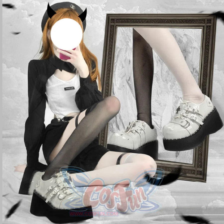 Original Spice Girl Punk Lolita Thick Soled Shoes - cosfun