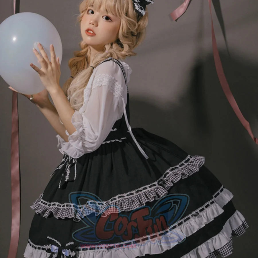 Daily Lovely and Cool Lolita Jumper Skirt - cosfun
