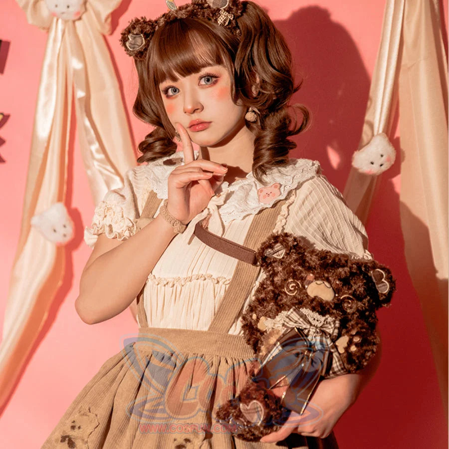 Lovely Lolita Lazy Bear Crossbody Bag