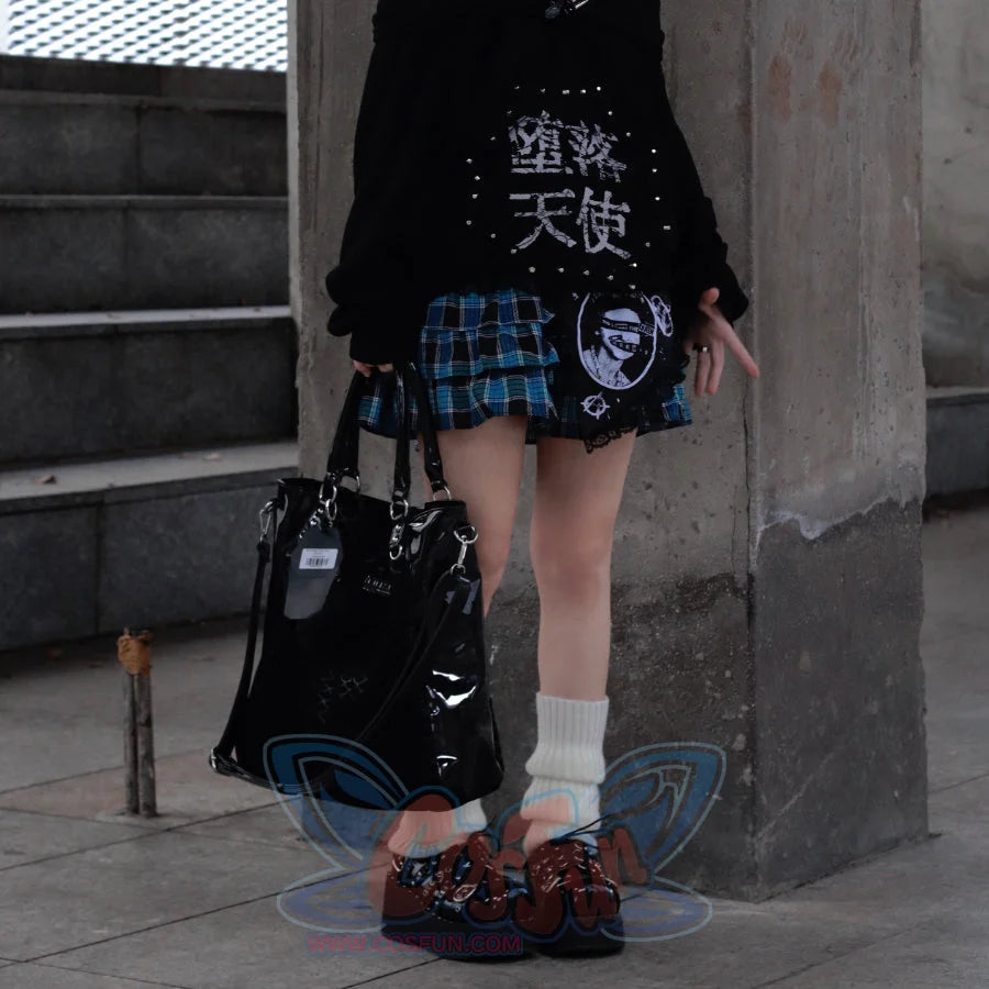 Original Spice Girl Dark  Lolita Thick Soled Shoes S22660 - cosfun