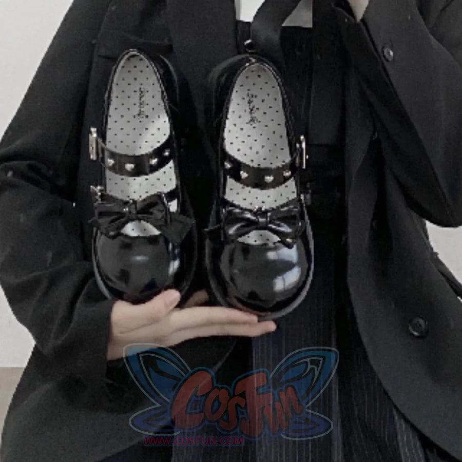 Original Lolita Round Toe Thick Soled Shoes - cosfun