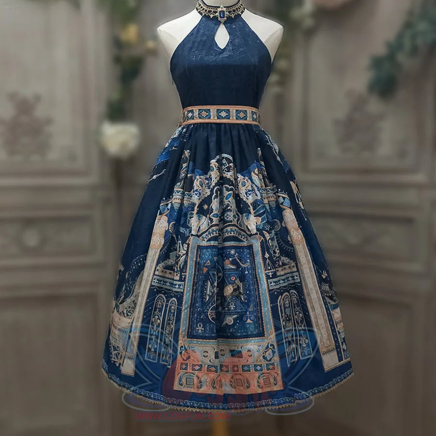 Egypt Style Lolita Backless Neck Dress