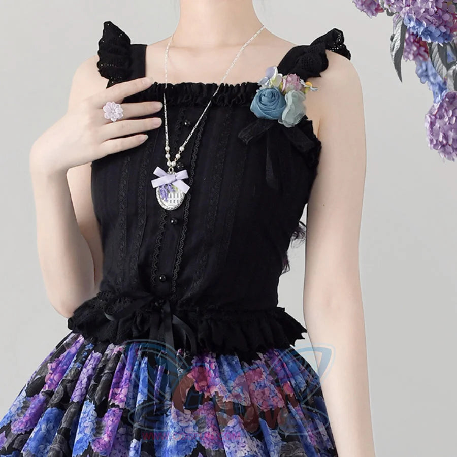 Elegant Daily Lolita Cotton Spaghetti Strap - cosfun