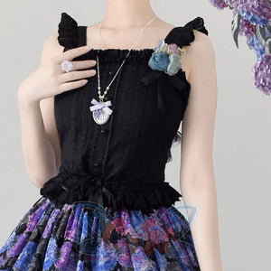 Elegant Daily Lolita Cotton Spaghetti Strap - cosfun