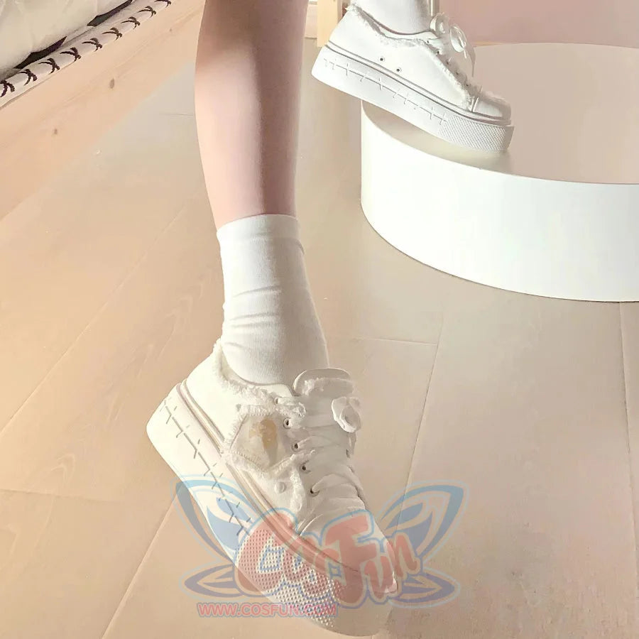 Original Spice Girl Lolita Round Toe Canvas Shoes - cosfun