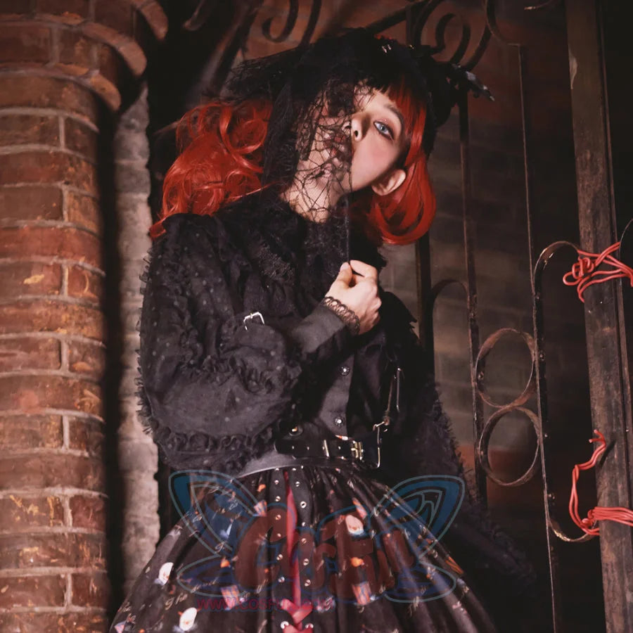 Halloween Gothic Lolita Long Sleeve Shirt S22701