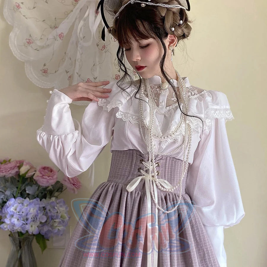 Edward Style Vintage and Classic Long-sleeved Shirt - cosfun