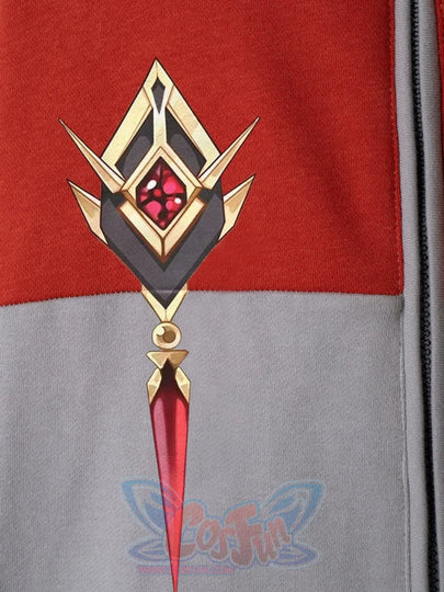 【Ready To Ship】Cosfun Gesnhin Impact Childe Tartaglia Derivative Full Zip Hoodie Sweatshirt Fy0027