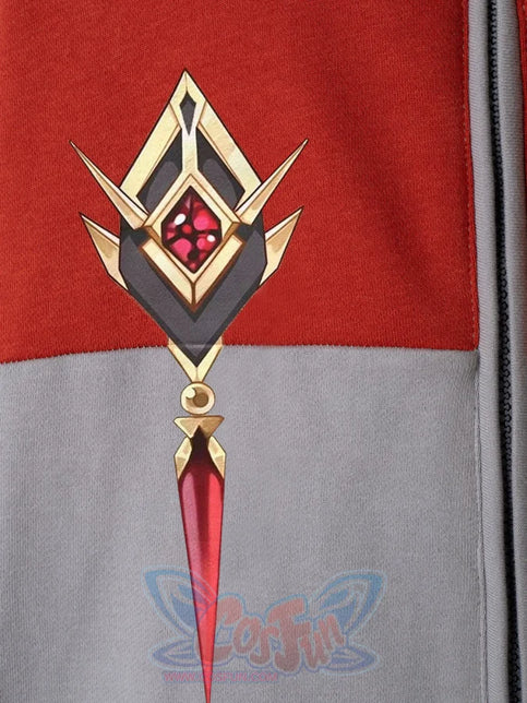 【Ready To Ship】Cosfun Gesnhin Impact Childe Tartaglia Derivative Full Zip Hoodie Sweatshirt Fy0027