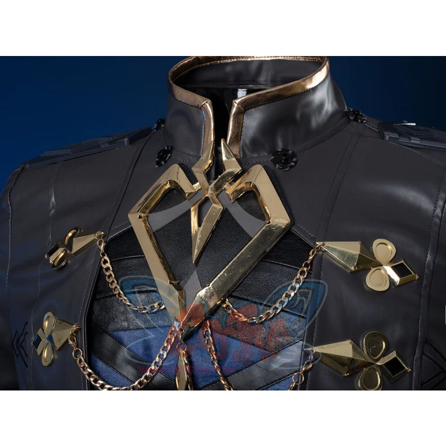 Genshin Impact Fatui Harbinger The Captain Il Capitano Cosplay Costume C09227 AAA Costumes
