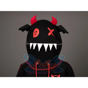Original Black Devil Bat Hooded Hoodie If0003 Sweatshirt