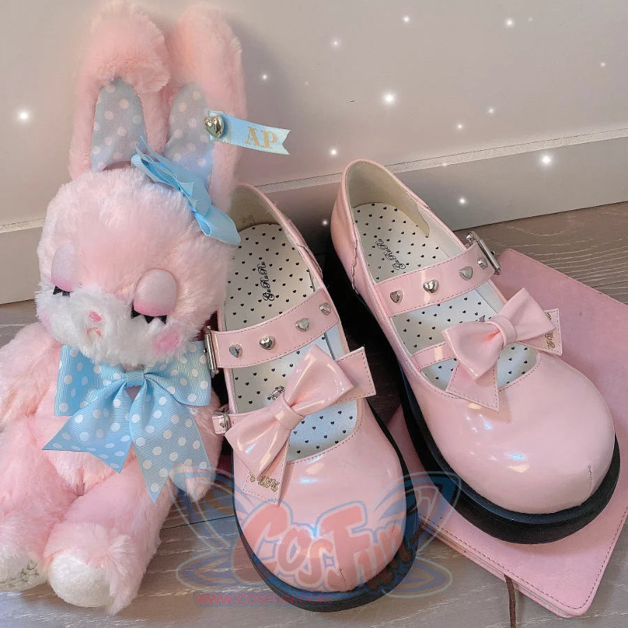 Original Lolita Round Toe Thick Soled Shoes - cosfun