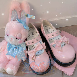 Original Lolita Round Toe Thick Soled Shoes - cosfun