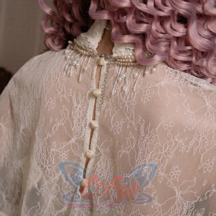 Rococo Duchess Vintage Lace Short Capelet Top Cape