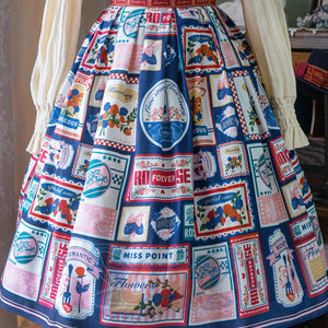 American Style Vintage Daily Lolita Skirt - cosfun