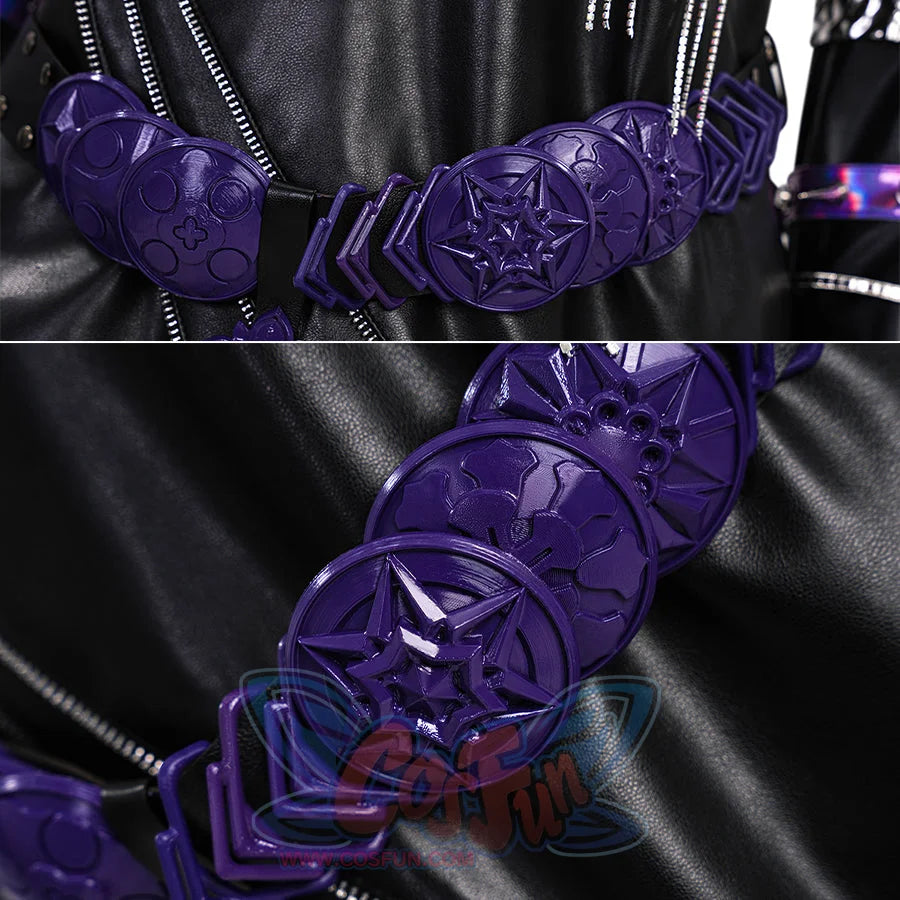 Mira cosplay costume killer black suit details.