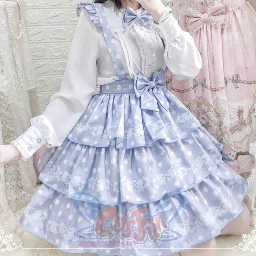 Daily Sweet Dot Lolita Strap Skirt