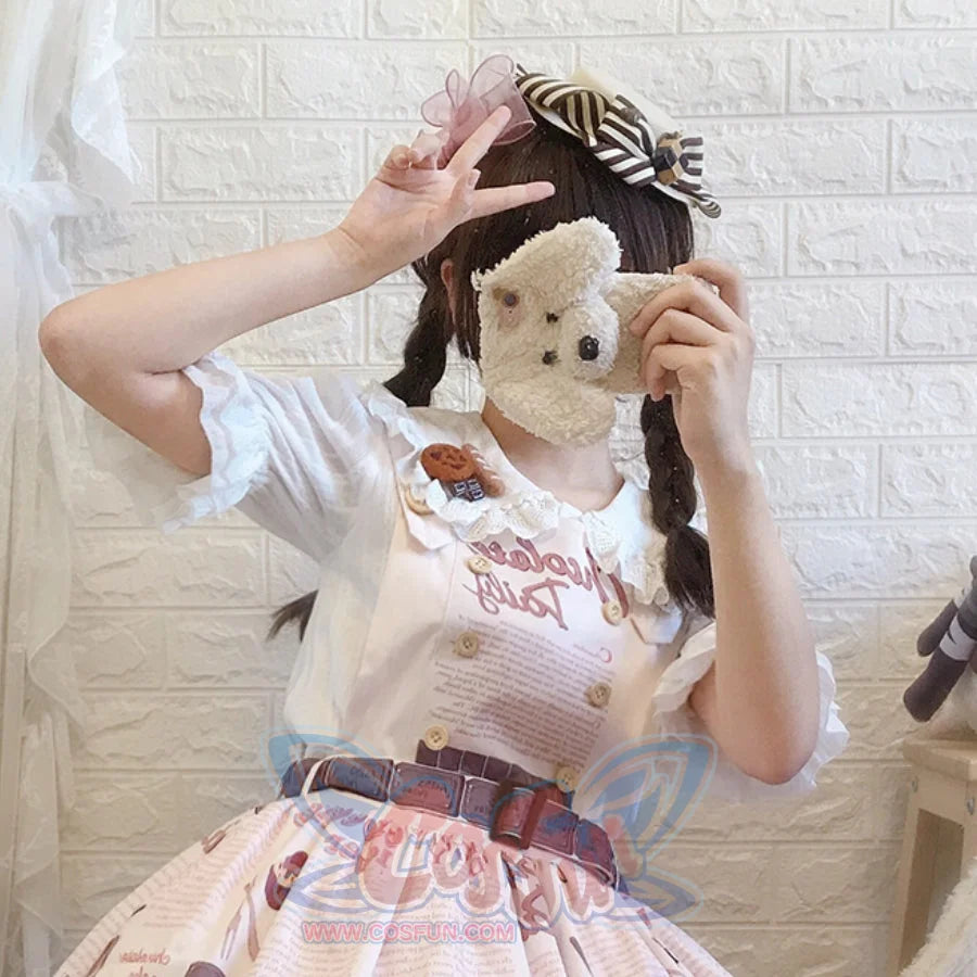Chocolate Daily Sweet and Lovely Lolita Short Sleeve Shirt
