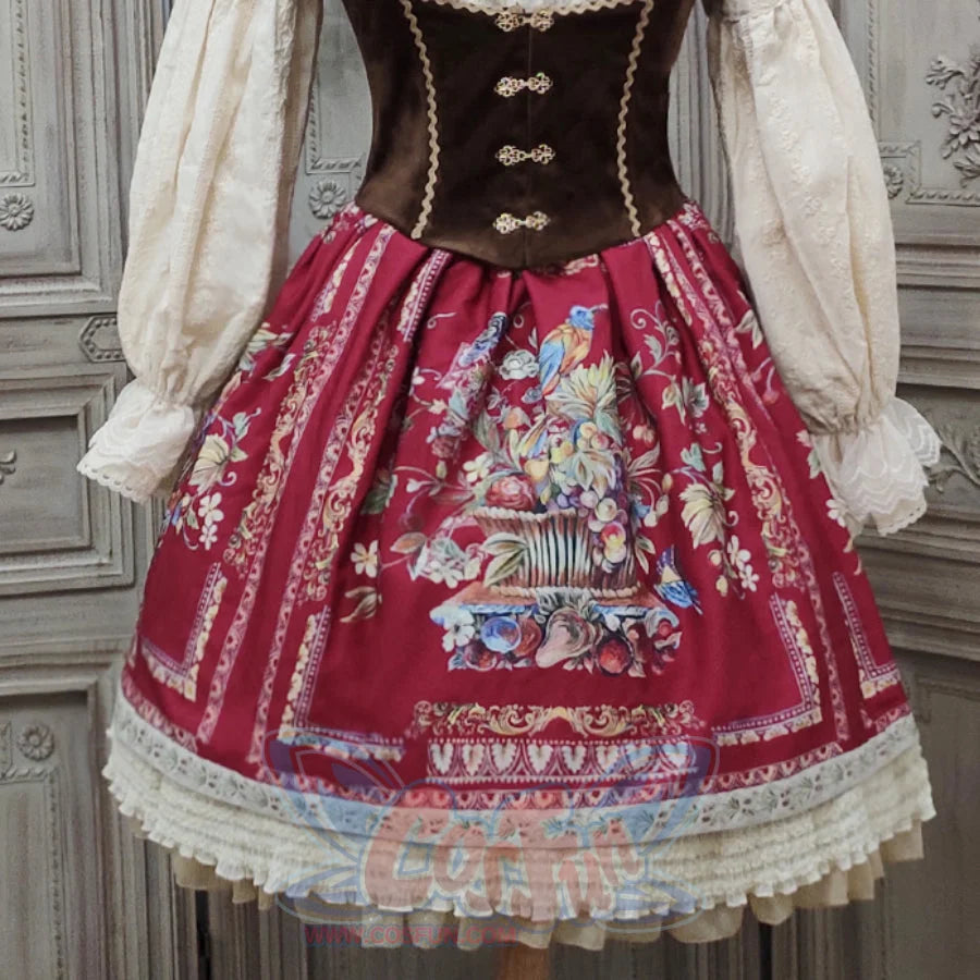 Bavaria Style Elegant Lolita Short Skirt