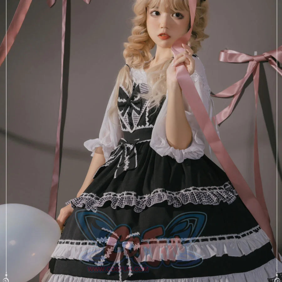 Daily Lovely and Cool Lolita Jumper Skirt - cosfun
