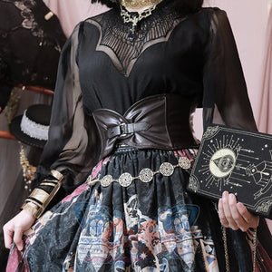 Egypt Style Embroidered Lolita Long Sleeve Shirt - cosfun