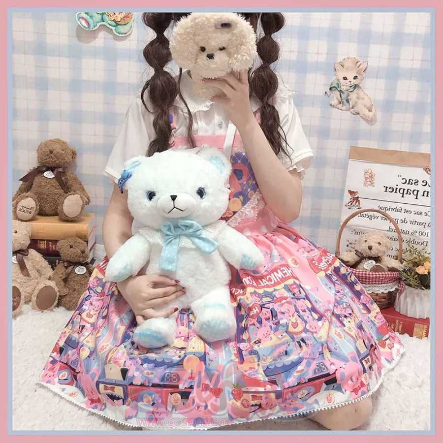Sweet and Lovely Lolita Crossbody Bear Bag