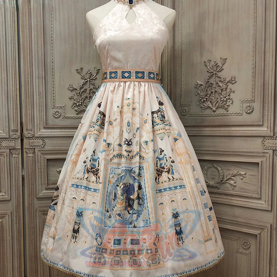 Egypt Style Lolita Backless Neck Dress