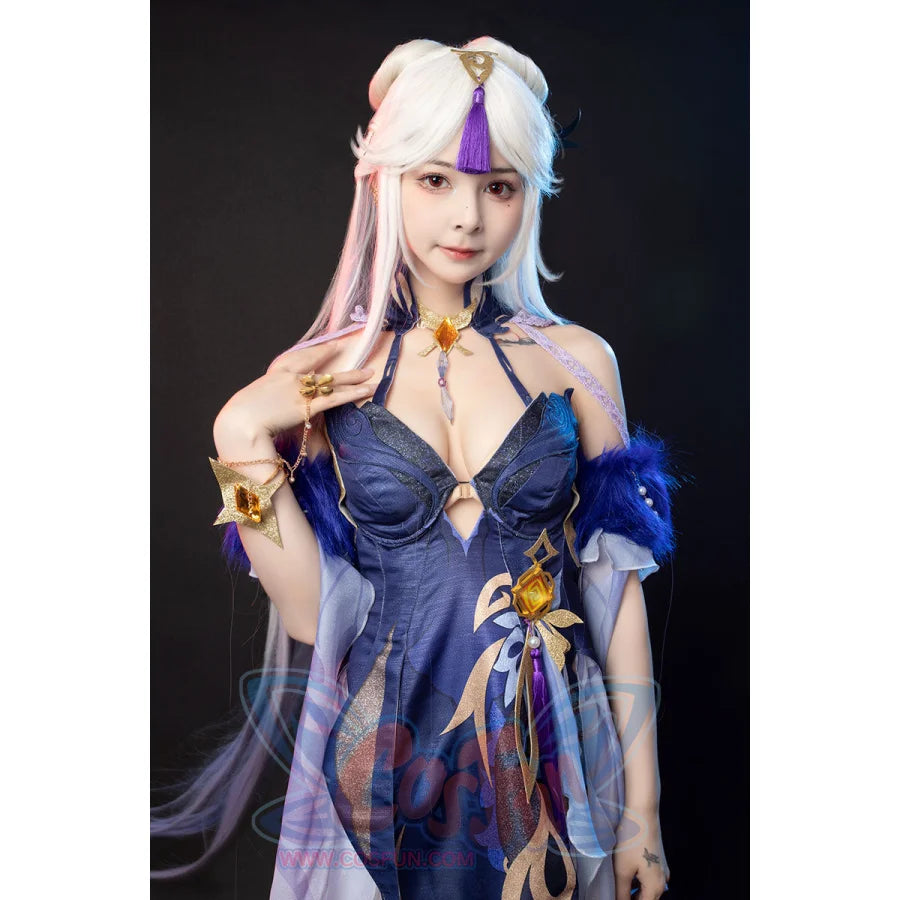 Genshin Impact Ningguang Orchid’s Evening Gown Cosplay Costume C00976 Costumes