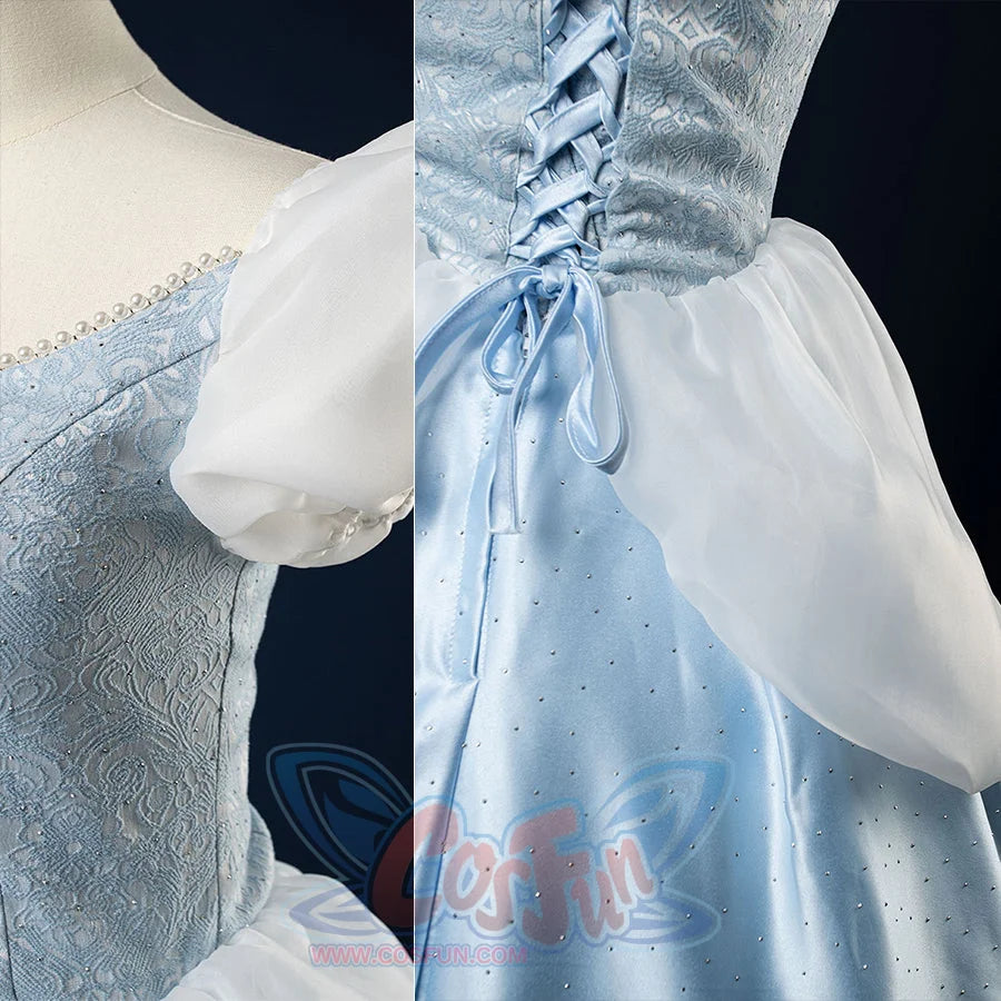 【READY TO SHIP】Cinderella Cosplay Costume Princess Dress Fairy Tale Ball Gown N08290 Costumes