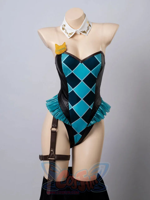 Genshin Impact Lynette Cosplay Derivative Bodysuit Swimsuit Fy0019 Costumes
