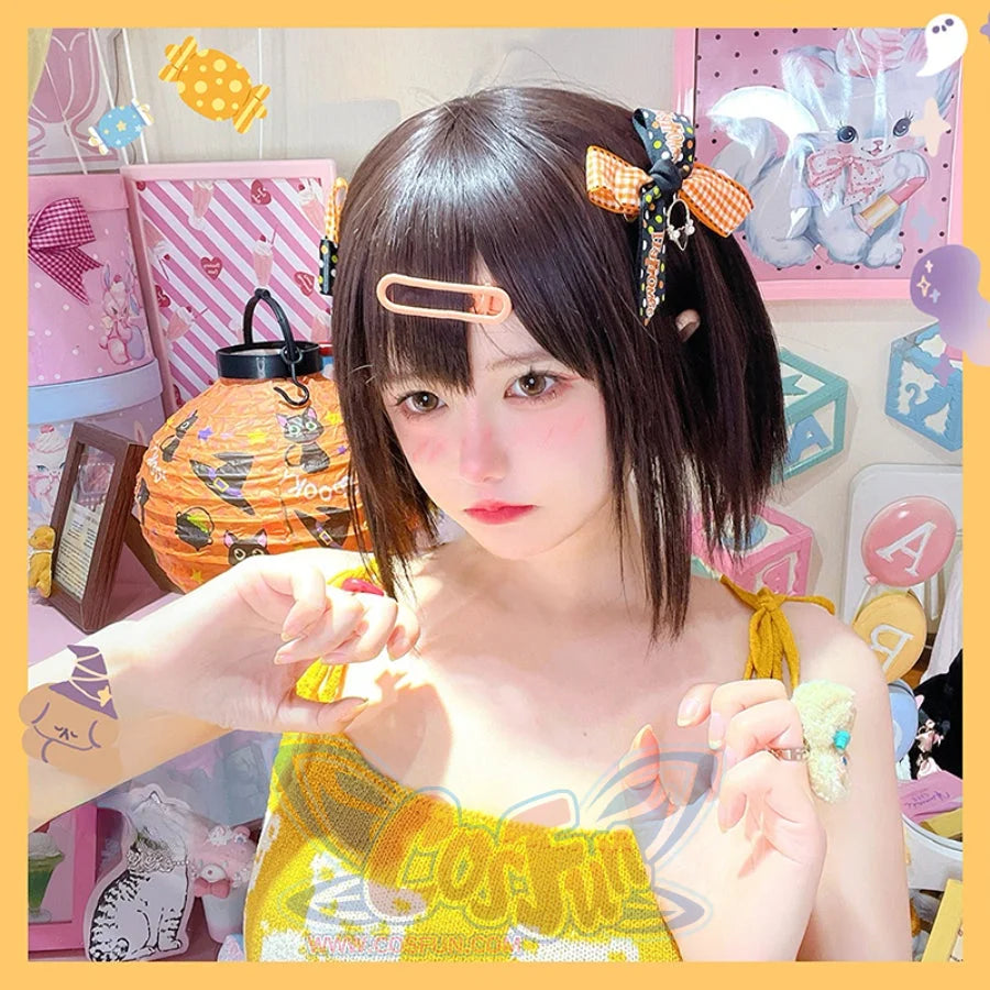 Halloween Lolita Sweet Candy Bowknot Hairpin
