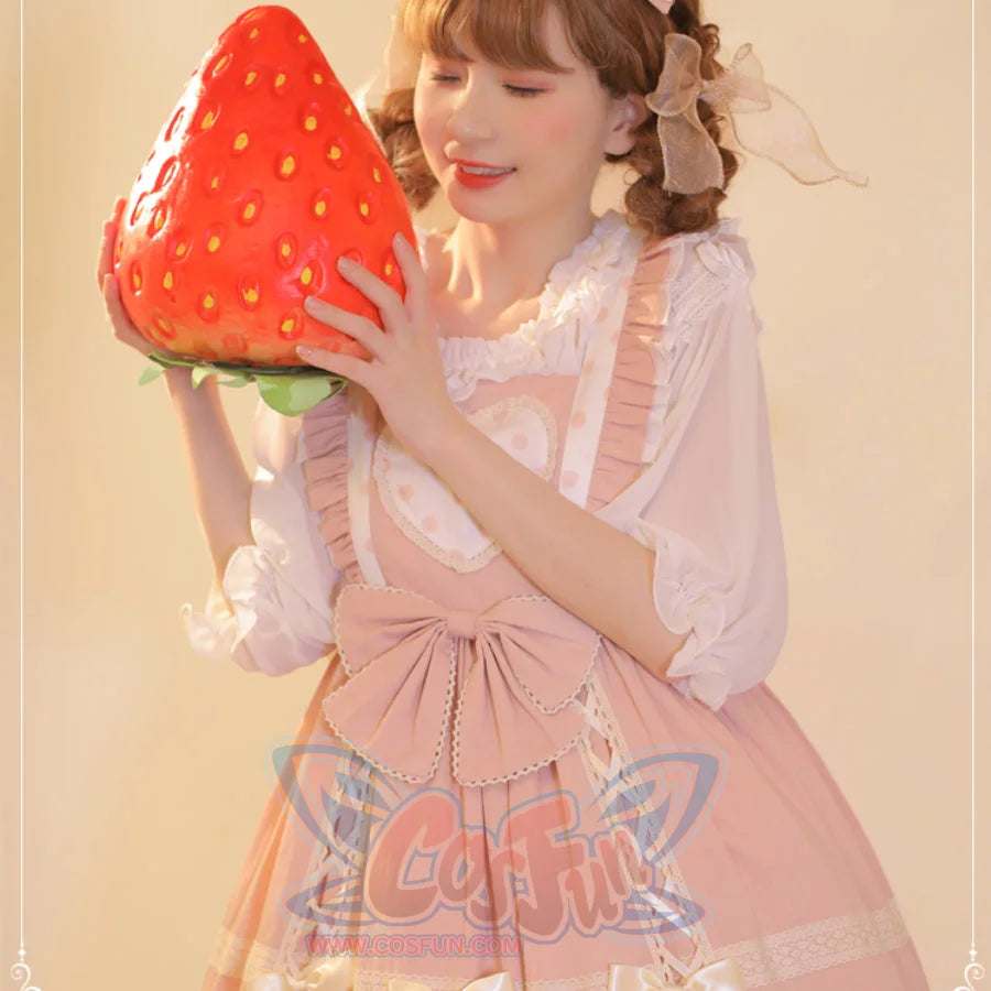 Sweet and Lovely Dot Lolita Jumper Skirt