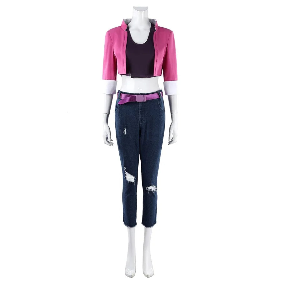 Fantastic Four Invisible Woman Susan Storm Cosplay Costume N09953