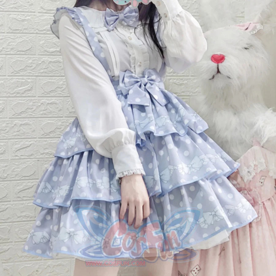Daily Sweet Dot Lolita Strap Skirt