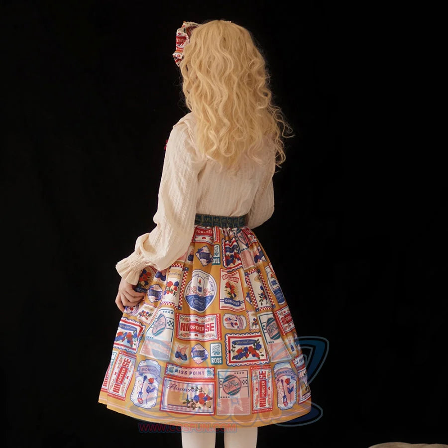 American Style Vintage Daily Lolita Skirt - cosfun