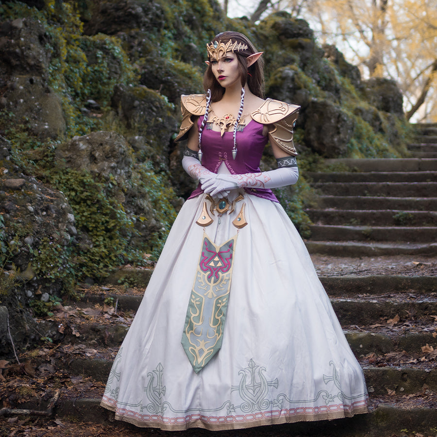 Ready to Ship The Legend of Zelda: Twilight Princess Princess Zelda Cosplay Costume mp005257