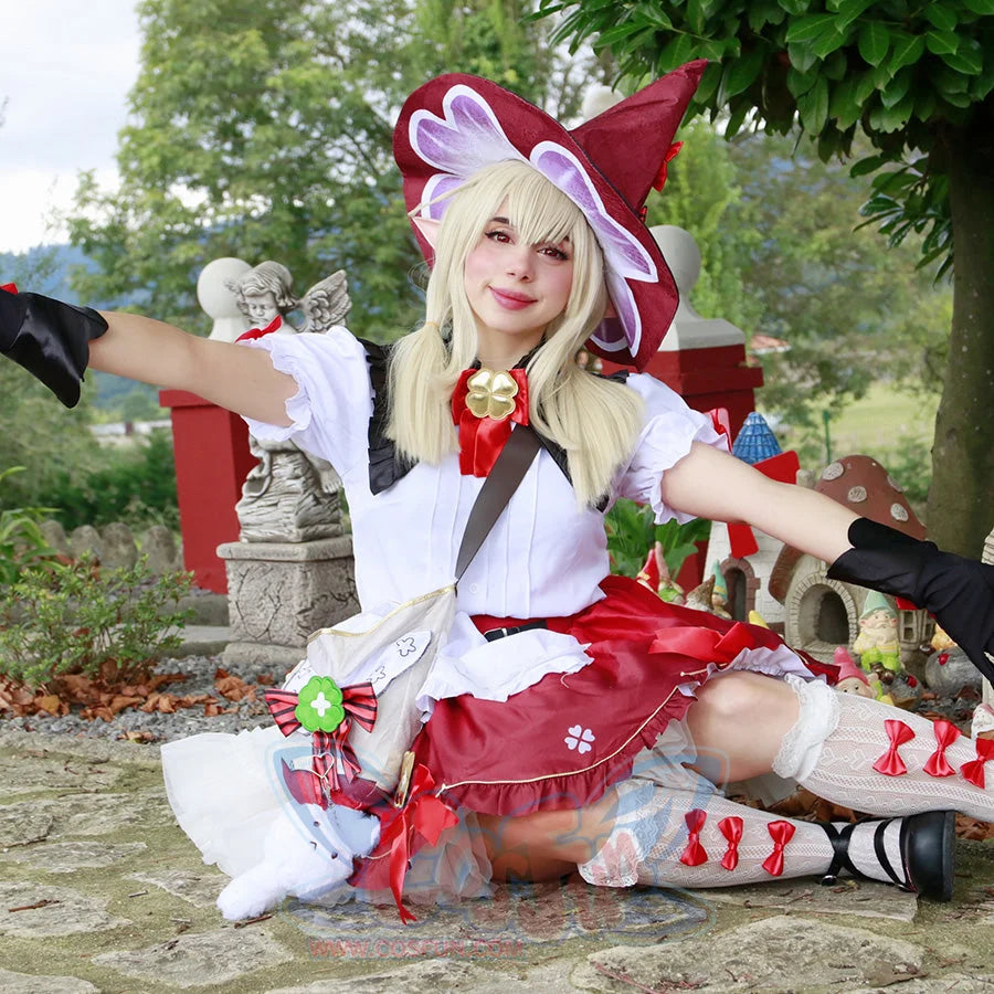 Genshin Impact Klee Blossoming Starlight Cosplay Costume C08336E Costumes