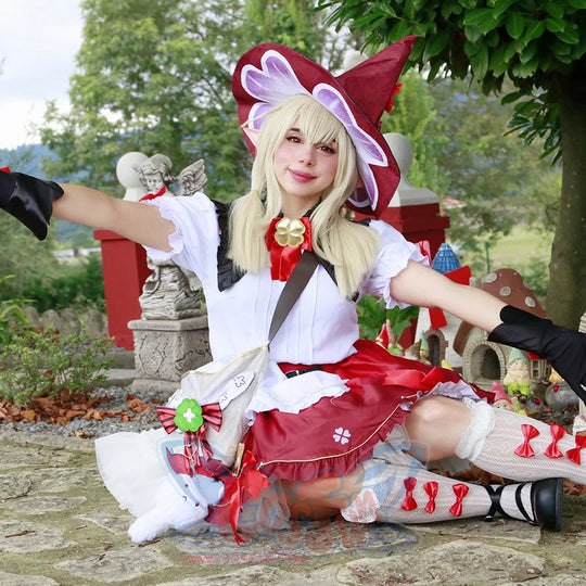 Genshin Impact Klee Blossoming Starlight Cosplay Costume C08336E Costumes