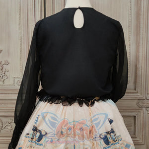 Egypt Style Embroidered Lolita Long Sleeve Shirt - cosfun