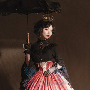 Elizabeth Elegant and Vintage Lolita Long Sleeve Shirt - cosfun