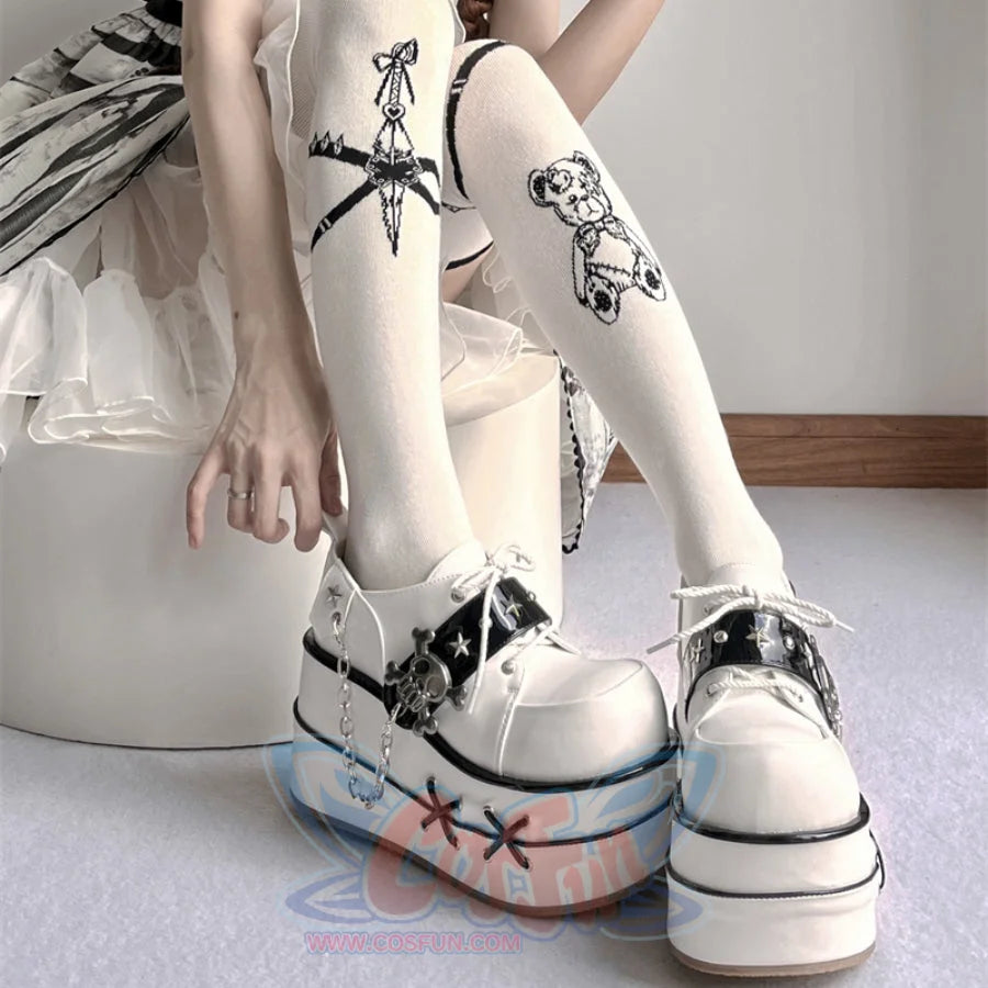 Original Cool Lolita Round Toe Thick Soled Shoes S22645