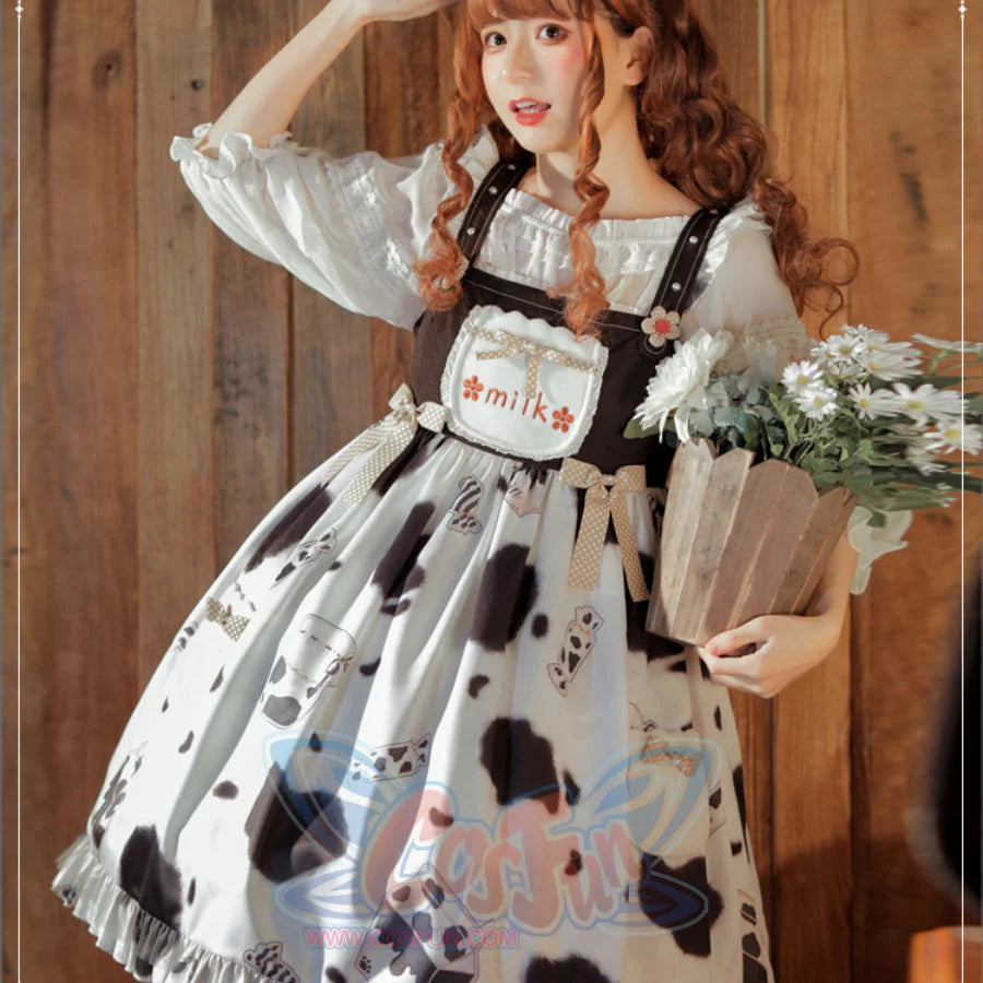 Sweet Caramel Daily Lovely Lolita Jumper Skirt