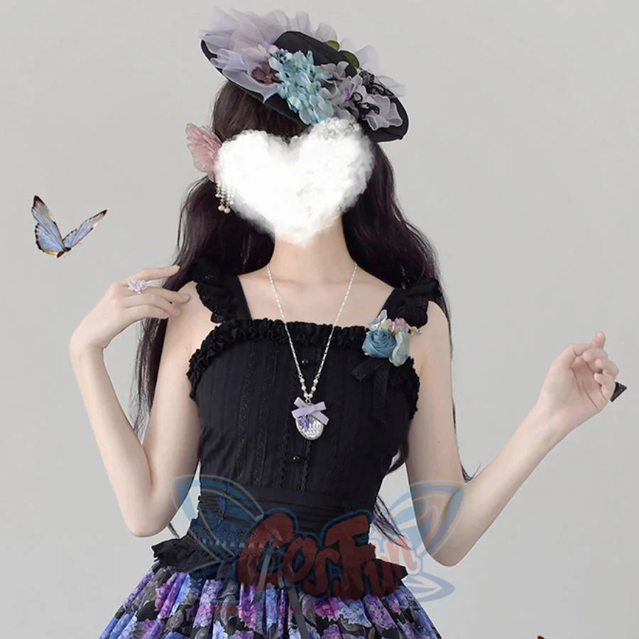 Elegant Daily Lolita Cotton Spaghetti Strap - cosfun