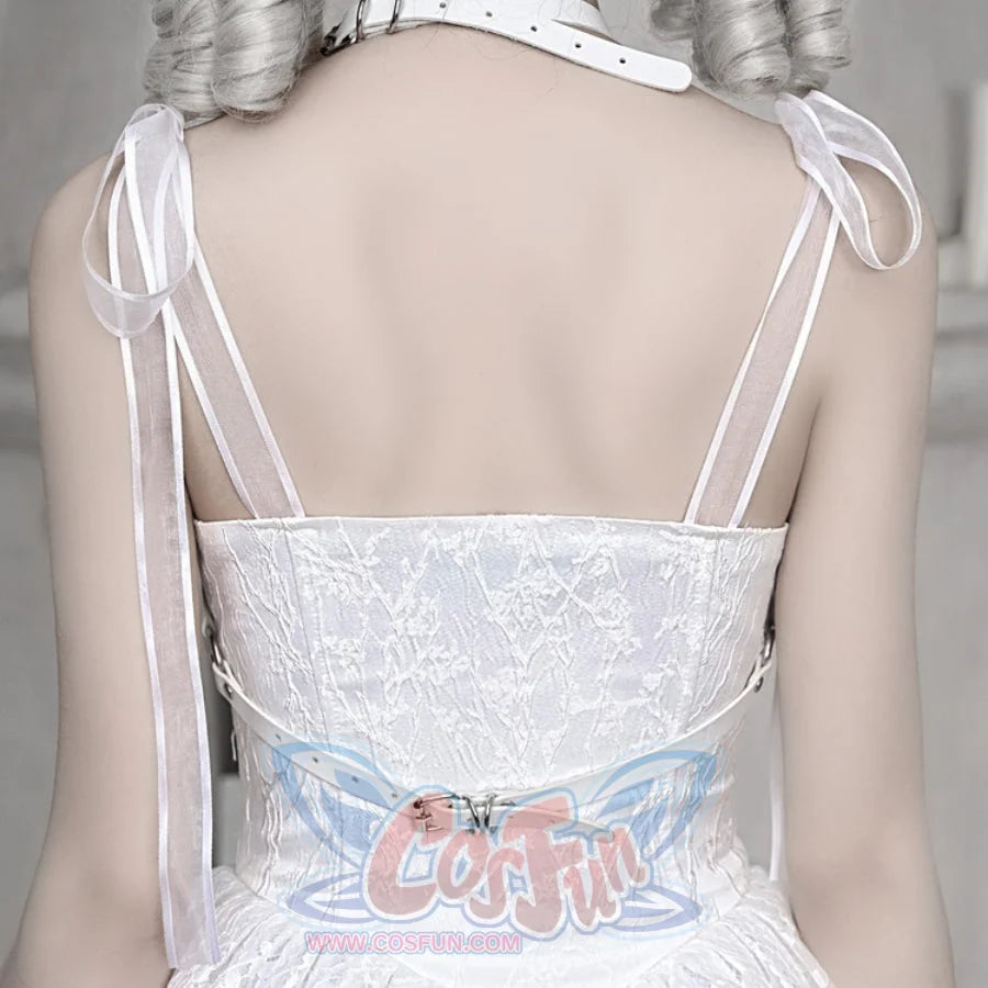 Alice White Gothic Lace High Waist Slip Dress