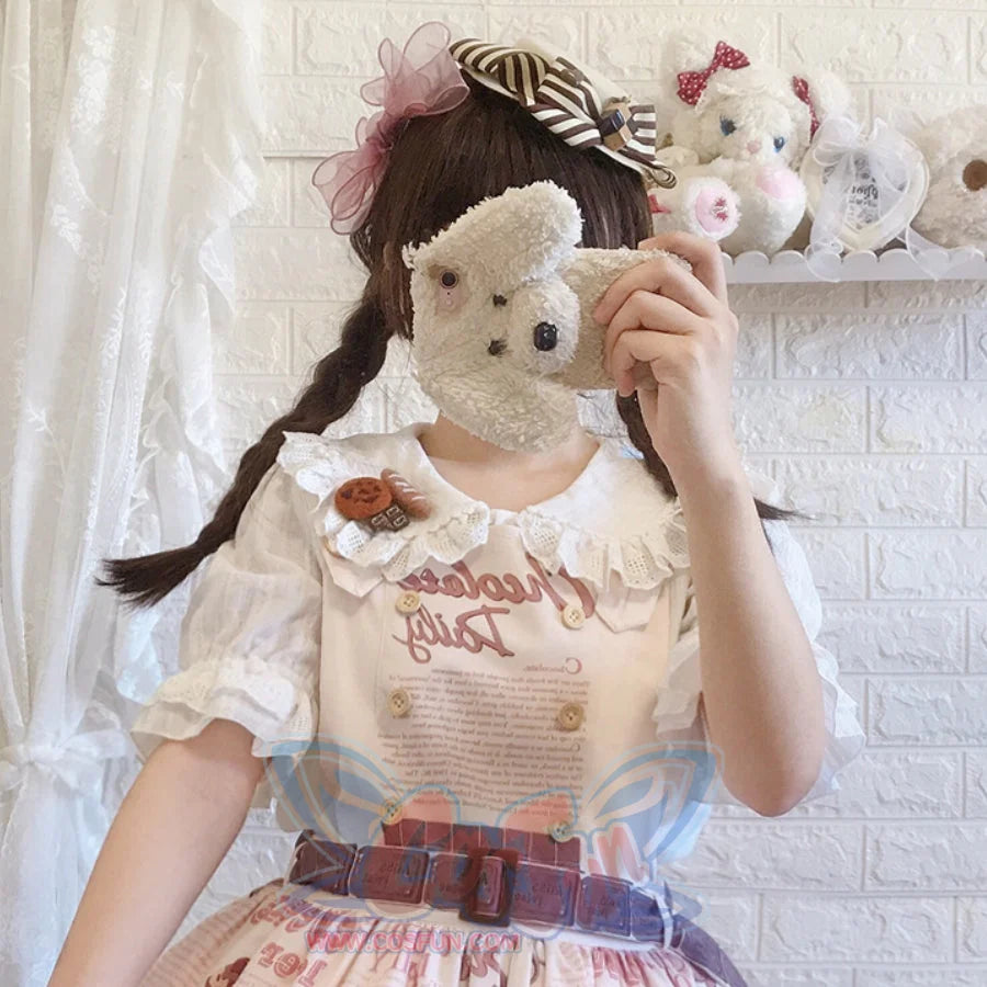 Chocolate Daily Sweet and Lovely Lolita Short Sleeve Shirt