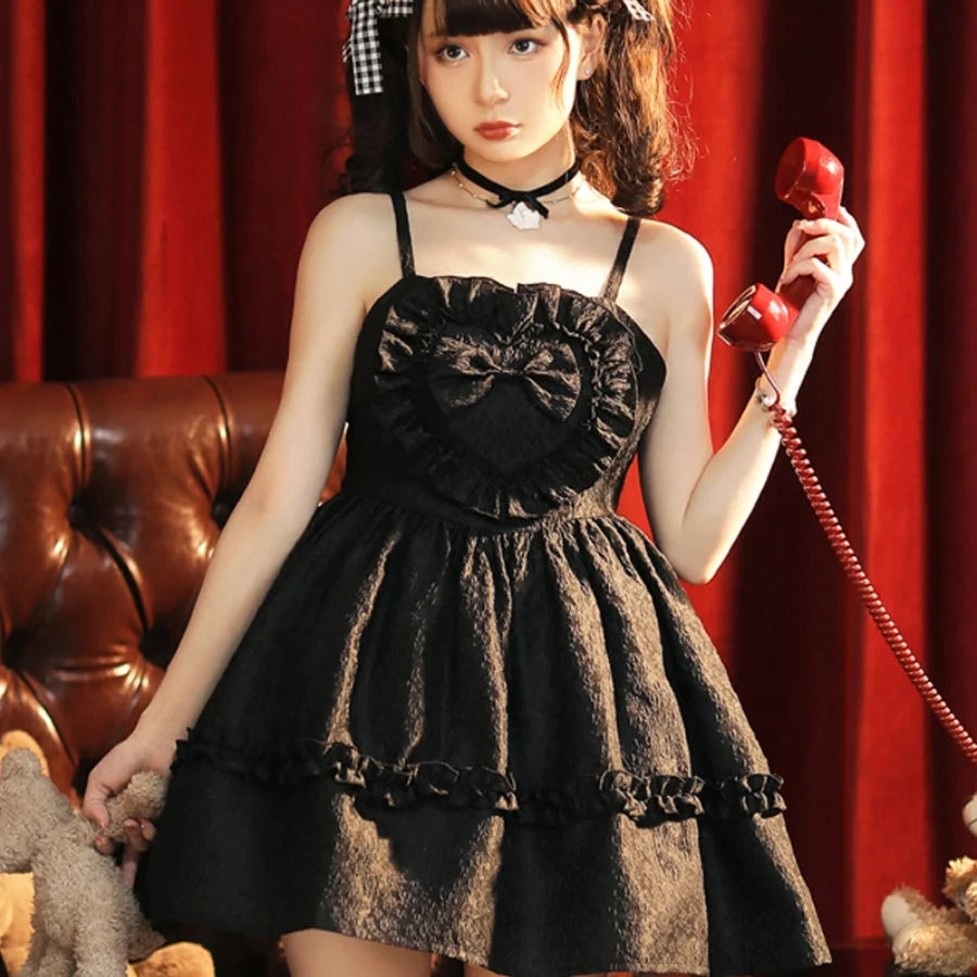 Sweet and Sexy Lolita Bubble Slip Dress - cosfun