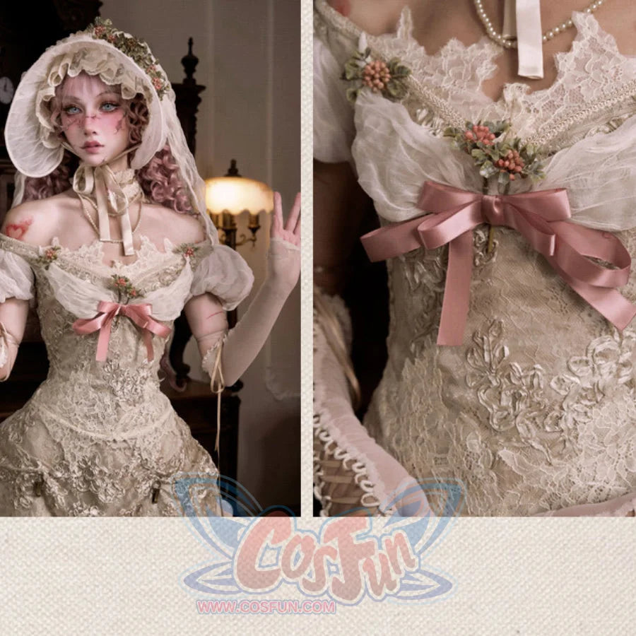 Rococo Duchess Vintage Elegant Off-Shoulder Puff Sleeve Mesh Top