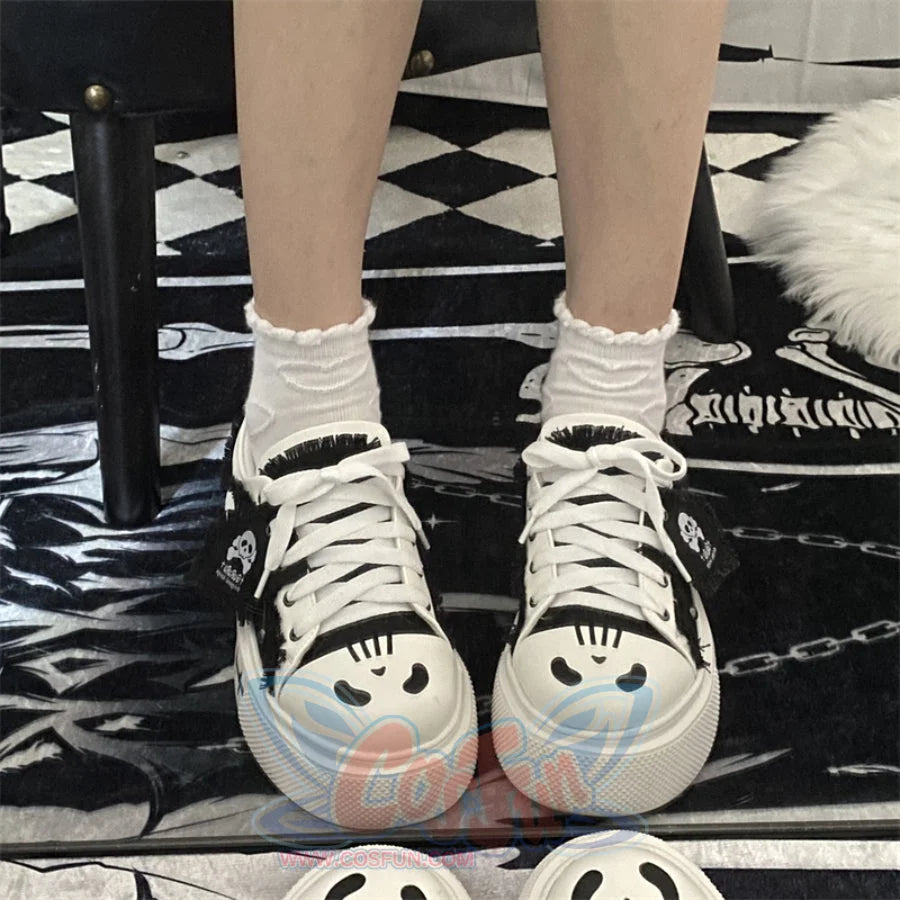 Original Spice Girl Lolita Round Toe Canvas Shoes - cosfun