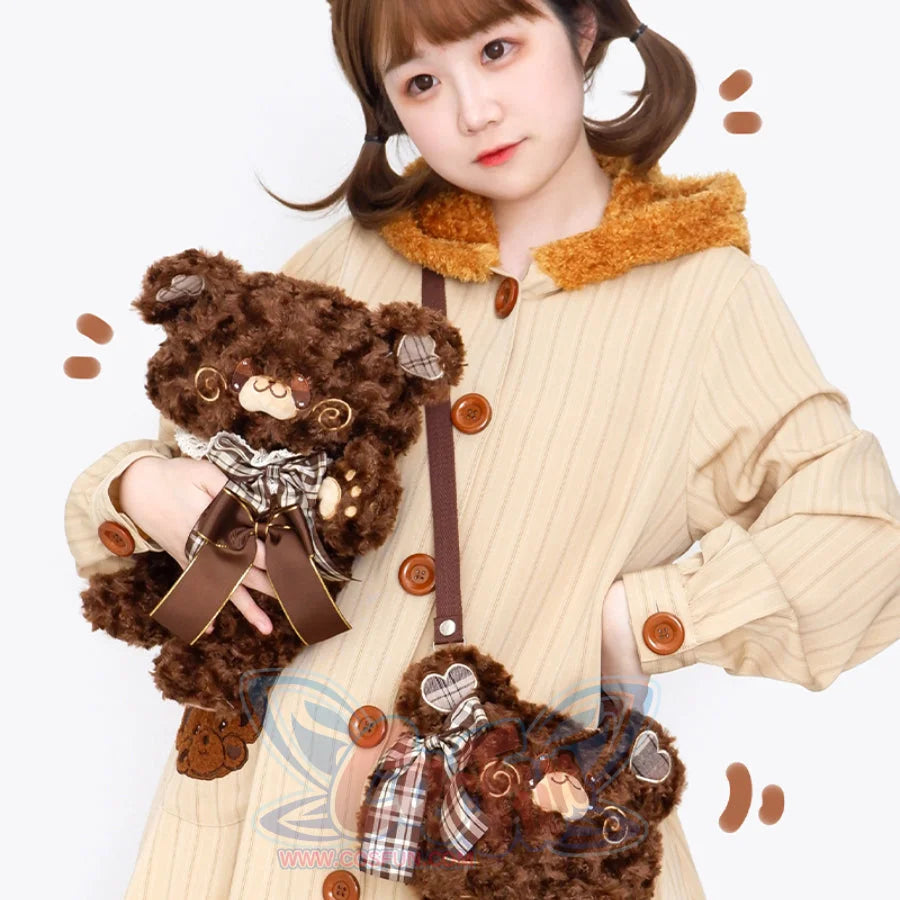 Lovely Lolita Lazy Bear Crossbody Bag